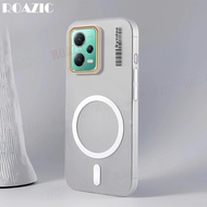 Luxury Slim Matte Half Transparent Phone Casing Compatible For Redmi Note 12 Pro Plus 12 Pro+ Pro 5G