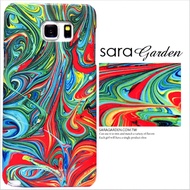 【Sara Garden】客製化 手機殼 蘋果 iphone5 iphone5s iphoneSE i5 i5s 潮流 油畫 漸層 紅綠 保護殼 硬殼