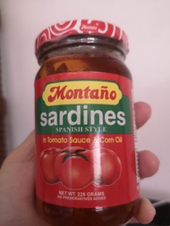 Montaño Spanish Sardines in Tomato Sauce and Corn Oil