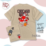 2026FRD.KIDS - Chicago Bulls Boys T-Shirt COD Casual Korean style 4CQC