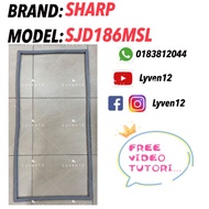 [SHARP-SJD186MSL] REFRIGERATOR DOOR GASKET/GETAH PINTU PETI SEJUK