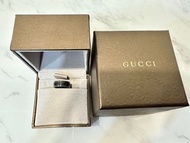 Gucci 白金陶瓷戒指 保證正品