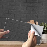 Foam wall stickers 3d brick wallpaper size 35x15cm bedroom decor - foam wall stickers