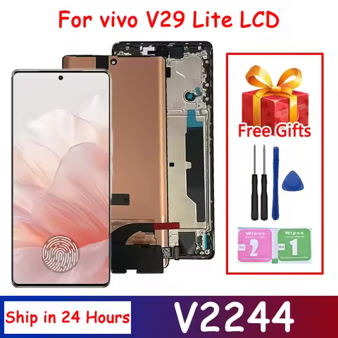 6.78“AMOLED For vivo V29 Lite 5G V2244 LCD Display Touch Screen Digitizer Assembly For Vivo V29Lite