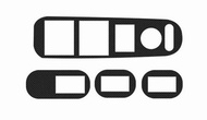 รถจัดแต่งทรงผมคาร์บอนสีดำรูปลอกรถหน้าต่างลิฟท์ปุ่มสวิทช์แผงแผ่นปิดสติ๊กเกอร์เหมาะสำหรับฮอนด้า HR-V HRV VEZEL 2015 - 2018