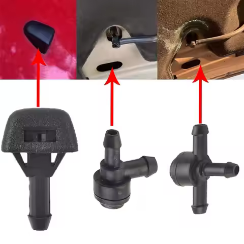 Windshield Washer Nozzle And One-Way Valve 2-Way 3-Way 31391513,30655605 For Volvo C30 C70 S40 S70 V