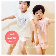 Little Rabbit Grocery Shop Japan Gelato pique Baby Series Illustration Snoopy Lace Home Pajamas