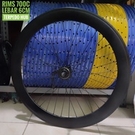 Terpedo Rear Fixie Wheelset - Custom Torpedo Wheelset 6cm Rims 6cm Fixie Wheelset.Balap