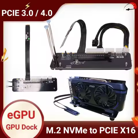 ADT-Link R43SG Laptop Graphics Card Video External to M.2 NVMe PCIe 3.0/4.0 x4 Docking Station ASUS 