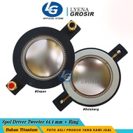 PROMO Spul 44.4mm Voice Coil Tweeter Acoustic RCF NPA Black + Ring