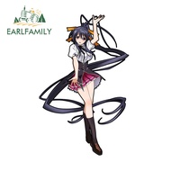 EARLFAMILY High School Dxd Himejima Akeno Car Sticker Waterproof Bumper Windshield Rearview Mirror V
