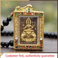 LR-Thai Amulet four-sided Buddha Necklace Original Design Ganesha Necklace Best Thai Amulet with Mic