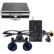 5W Clip Headlamp for 3.5X 420MM Loupe Aluminum Box DY-007 (Black)