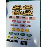 ✅PEHSTICKERS✅ pehstickers rc 1/10 camel trophy stickkers custom