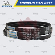 Toyota Caldina ST246, Corona ST150, Camry, SR4, Mazda 626 MICHELIN Fan Belt (3PK760)