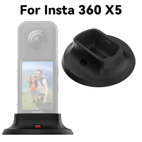Dedicated Silicone Base For Insta360 X5 Fixed Angle Desktop Stand Car Mount Non Slip Camera Support