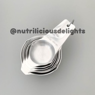 7 Pcs Stainless Steel Measuring Cups Set Measuring Spoons Measuring Cups