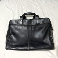 Coach leather briefcase 公事包大容量黑色皮包
