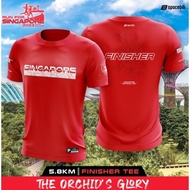 Run For Singapore 2023 5.8KM Tshirt / Baju Microfiber Jersi / Jersey Sublimation / Tshirt Jersey