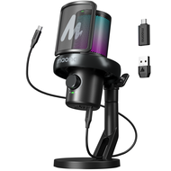 MAONO DM40 Wireless AI Gaming RGB Microphone High-Stability Bidirectional Transmission condenser mic