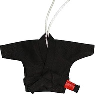 Brazilian Jiu Jitsu Keychain Black BJJ Gi with BJJ Belts White Blue Purple Brown Black Belt Gift, Bl