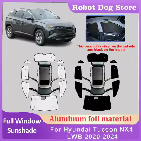 Car Sunshade For Hyundai Tucson NX4 2021 Accessories LWB 2020-2024 Full Privacy Window Visors Curtai