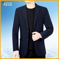✱▥♂Jaket sut pelatuk versi Korea lelaki jaket sut kecil hitam musim semi dan musim luruh jaket sut l