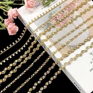 Hand-Sewn Lace Flashing Diamond Minority Ethnic Lace Diamond Chain Decoration Scenery Miao Ethnic Cl