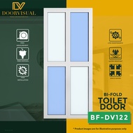 Aluminium Bi-fold Toilet Door Design BF-DV122 | BiFold Toilet Door Specialist Shop in Singapore