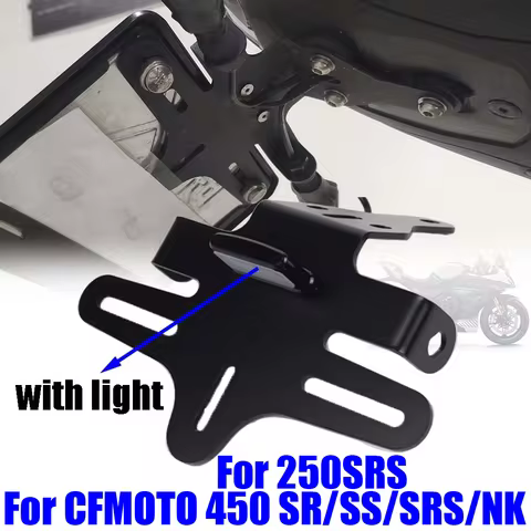 Motorcycle License Plate Holder Bracket Tail Tidy Fender Eliminator For CFMOTO CF MOTO 450SR 450 SR 