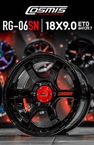 ล้อแม็กขอบ18 TE37 SUV COSMIS รุ่น RG-06SN 18x9.0 ET0/25 6h139.7 [ราคา4วง] ผลิตไทย ล้อ Flow Forming เ