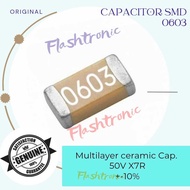 47nF 220nF +-10% 50V X7R SMD 0603 Capacitor
