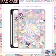 For IPad Air 5th 4th 3rd Generation Case with Pen Holder Ipad Mini 1 2 3 4 5 6 Cover Ipad 10.9 10.2 Pro 9.7 10.5 11 12.9 Inch 2021 2022 Case Ipad 10th 9th 8th 7th 6th Gen Casing