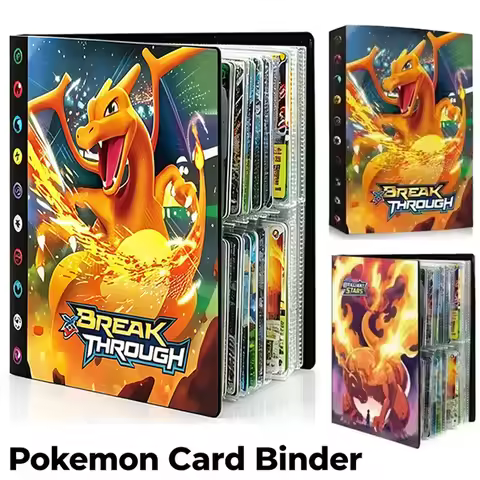 Best Seller 240PCS Pok é mon Card Album Book Pokemon Game Charizard Card Album VMAX GX EX Holder Col