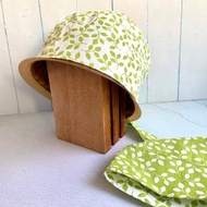 小葉子雙面頭巾帽 手術帽 料理帽 工作帽 化療帽 烘焙帽