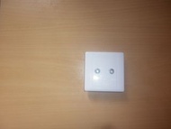 全新8eight白色電視牆插座 8eight TV socket