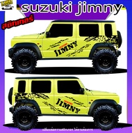 สติ๊กเกอร์ suzuki jimny ซูซูกิ จิมนี่ สติกเกอร์ติดข้างประตู ได้2ด้าน ทำแบบเปลี่ยนข้อความฟรี สนใจทัก