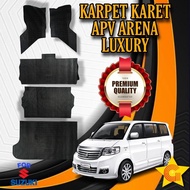 Karpet Mobil Berlogo Hitam APV ARENA LUXURY 2012-2022 Fullset