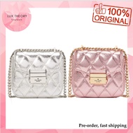 Pre-order: Kate Spade Carey Metallic Micro Flap Crossbody (Multiple Colour) KE601