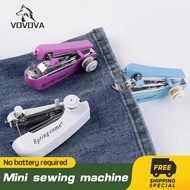 VOVOVA Sewing Machine/Hand-heldsewing Machine Mini Small Sewing Machine Simple Practical Portable Me