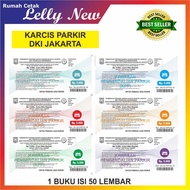 DKI PARKING TICKET CONTENTS 50 SHEETS Parking Cone Safety Cone