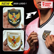 Logo Timnas NEW 2025! 3D Timbul Bahan Karet Rubber / Logo Terbaru Timnas Garuda Indonesia Siap Press