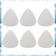 [W F S B] 6x Stainless Steel Guitar Picks - Silver