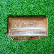 Women's Genuine Cowhide Leather Wallet Party Wallet Women's Money Cellphone Wallet