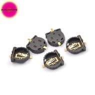 Strongaroetrtomj 5pcs/set BS-1220-2 battery holder CR1220 coin cell holders SMD 1220 battery Hot SG