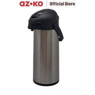 TERMOS Azko Kris 1.9 Ltr Vacuum Flask Teapot With Glass Liner Gd-19Ps Tumbler Thermos Drink Hot Cold