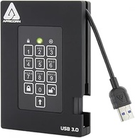 Apricorn 2TB Aegis Fortress FIPS 140-2 Level 2 Validated 256-Bit Encrypted USB 3 External SSD (A25-3