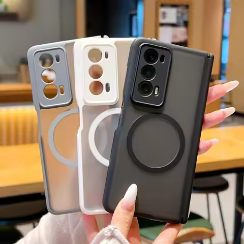 For Honor Magic V2 VS2 Matte Texture Magnetic Foldable Shockproof and Anti-Oxidation Phone Case