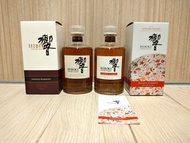 【響櫻花和風醇韻二重奏】三得利響和風醇韻+響2021櫻花限定版 , 700ml x 2, 43%