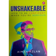 Unshakeable by Aiman Azlan (motivation book /motivational book /english book /buku motivasi)